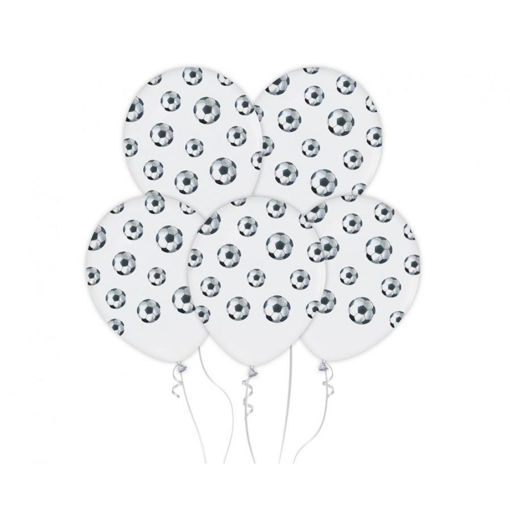 Picture of FOOTBALL LATEX BALLOONS 12 INCH - 5 PACK